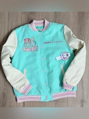 Stoney Clover Lane x Disney Parks "It's a Small World" Varsity Jacket
